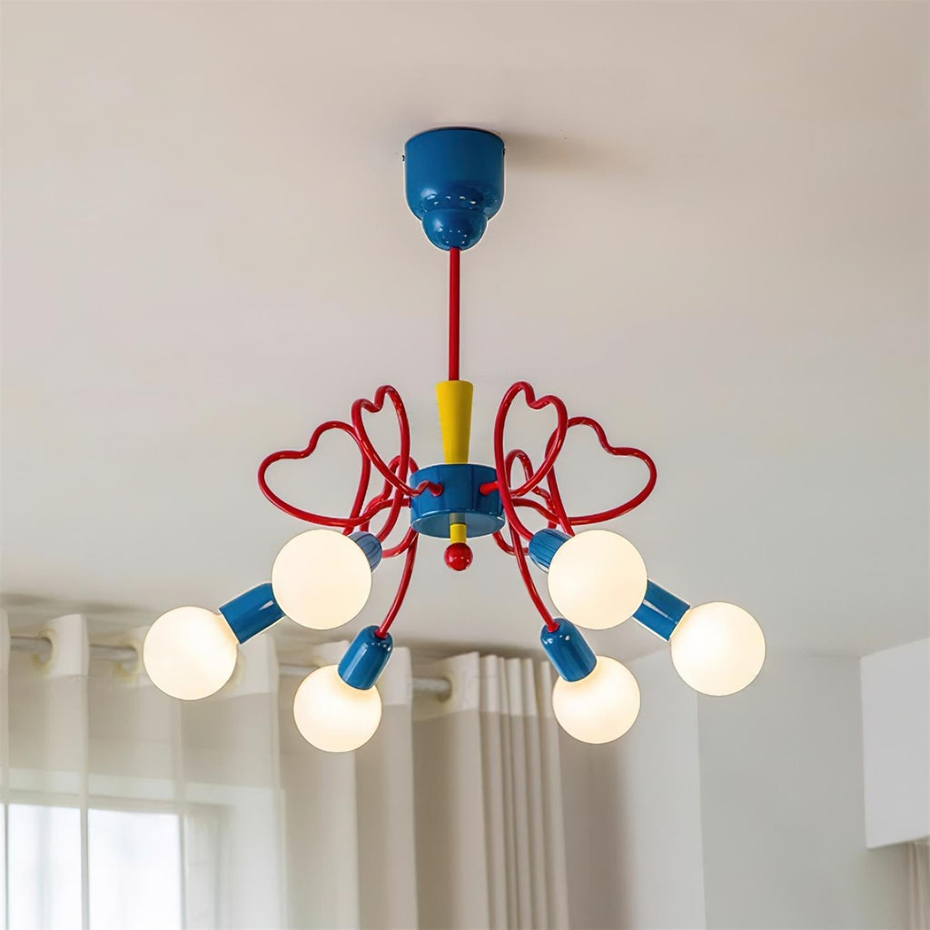 Chandelier Heart-Shaped  Playful