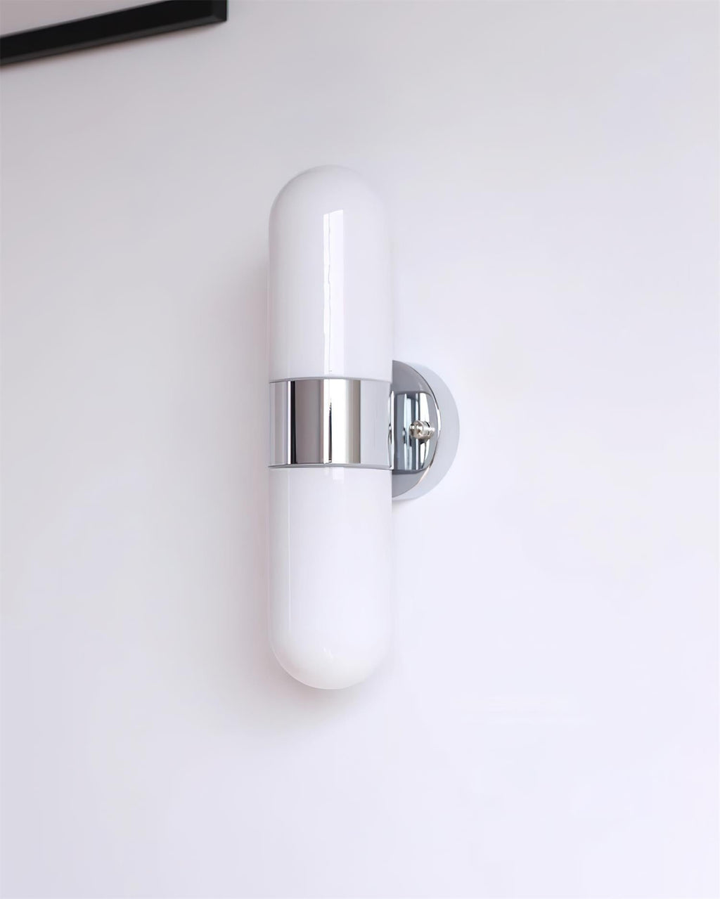 Wall Lamp Metal Glass Modern Minimalist Vertical Sconce for Bedroom