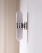 Wall Lamp Metal Glass Modern Minimalist Vertical Sconce for Bedroom