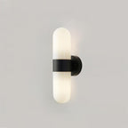 Wall Lamp Metal Glass Modern Minimalist Vertical Sconce for Bedroom
