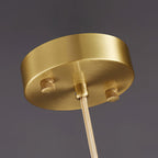 Ritta Alabaster Pendant Light Brass Luxurious