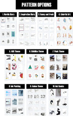 Chandelier Paper and Metal Colorful White Cards Whimsical Modern