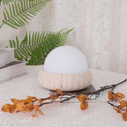 Riita Travertine Globe Table Lamp  Mini Maga