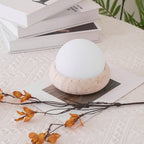 Riita Travertine Globe Table Lamp  Mini Maga