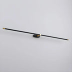 Ivox Minimalist Linear Wall Lamp Gold&Black