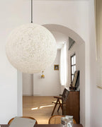 Pendant Light Hemp Rattan Sphere Bohemian