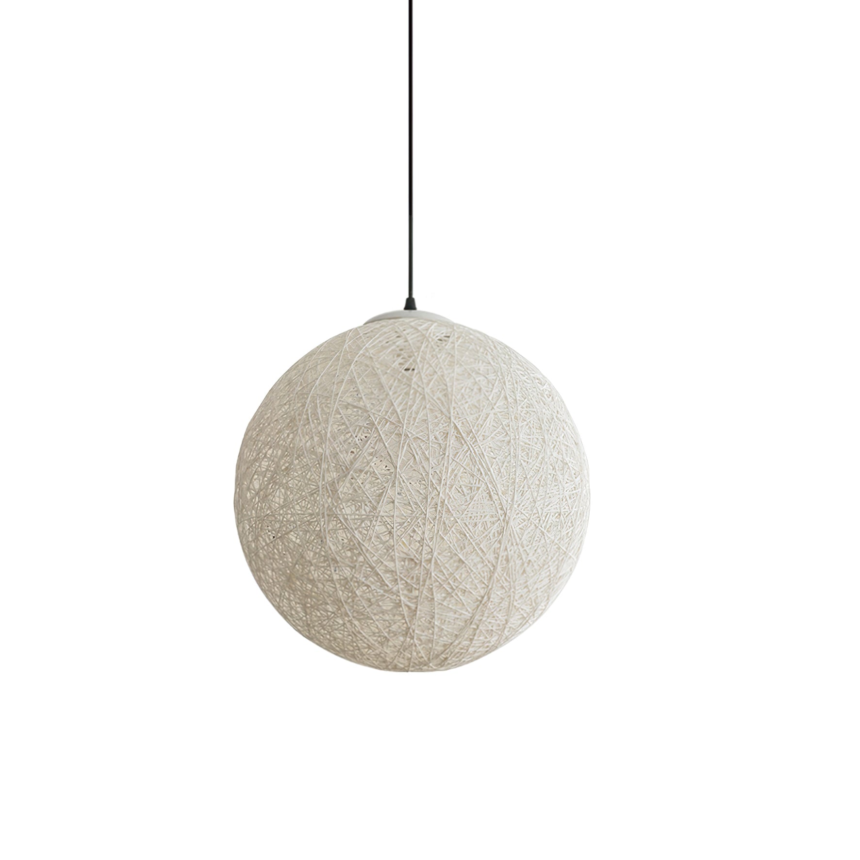 Pendant Light Hemp Rattan Sphere Bohemian