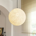 Pendant Light Hemp Rattan Sphere Bohemian