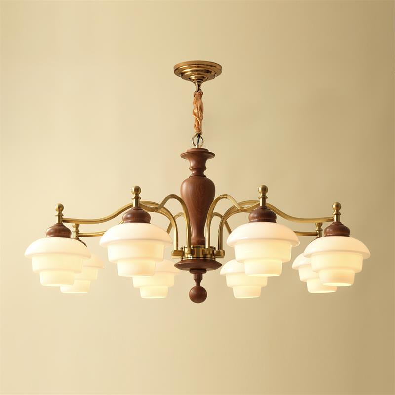 Hovian Wooden Chandelier