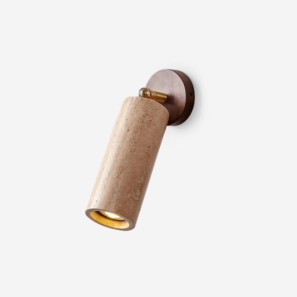 Travion Adjustable Travertine Wall Sconce