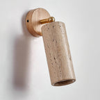 Travion Adjustable Travertine Wall Sconce