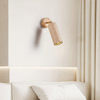 Travion Adjustable Travertine Wall Sconce
