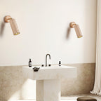 Travion Adjustable Travertine Wall Sconce