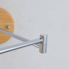 Wall Lamp Swivel Arm Rounded Shade Pull Chain Modern Retro