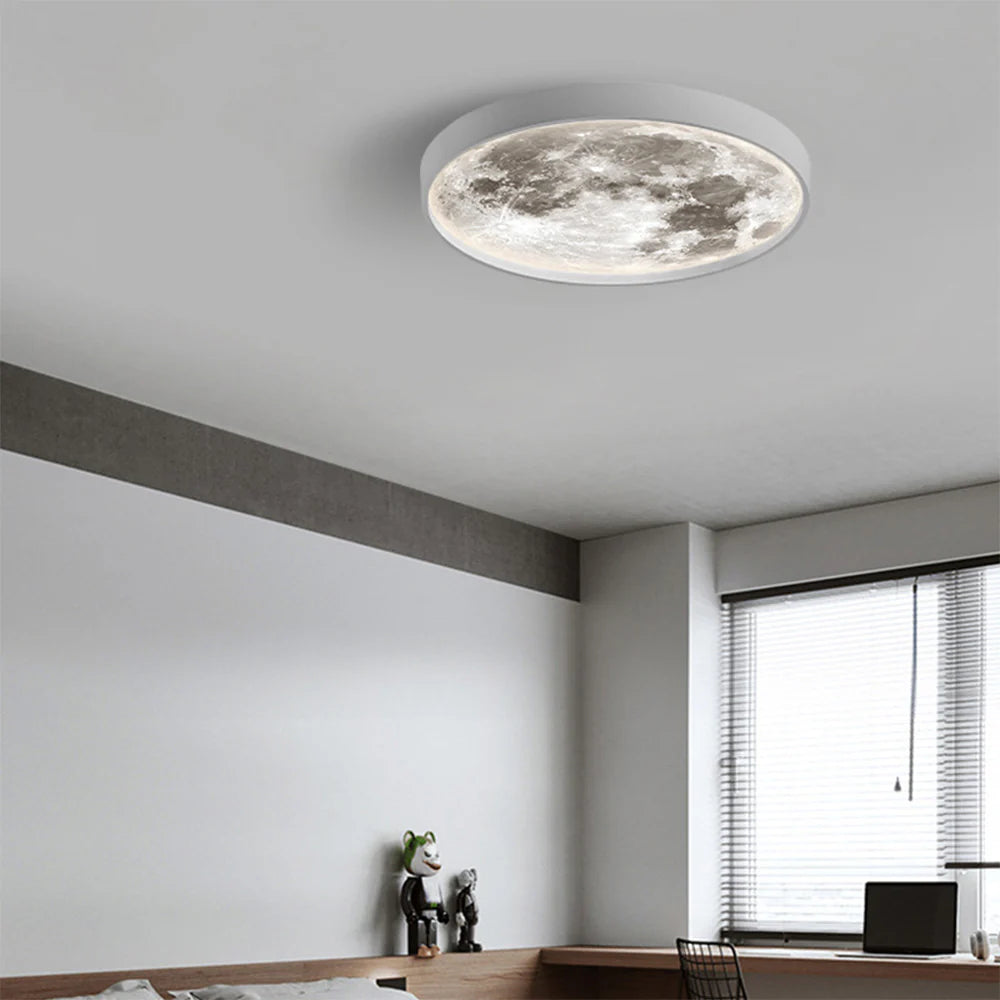 Arisha Modern Flush Mount Ceiling Light Black/White Bedroom