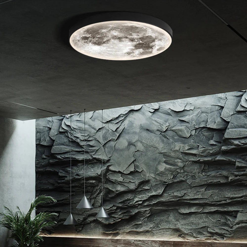 Arisha Modern Flush Mount Ceiling Light Black/White Bedroom