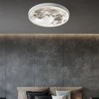 Arisha Modern Flush Mount Ceiling Light Black/White Bedroom