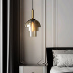 Valentina Modern Metal Glass Pendant Light Living Room Bedroom
