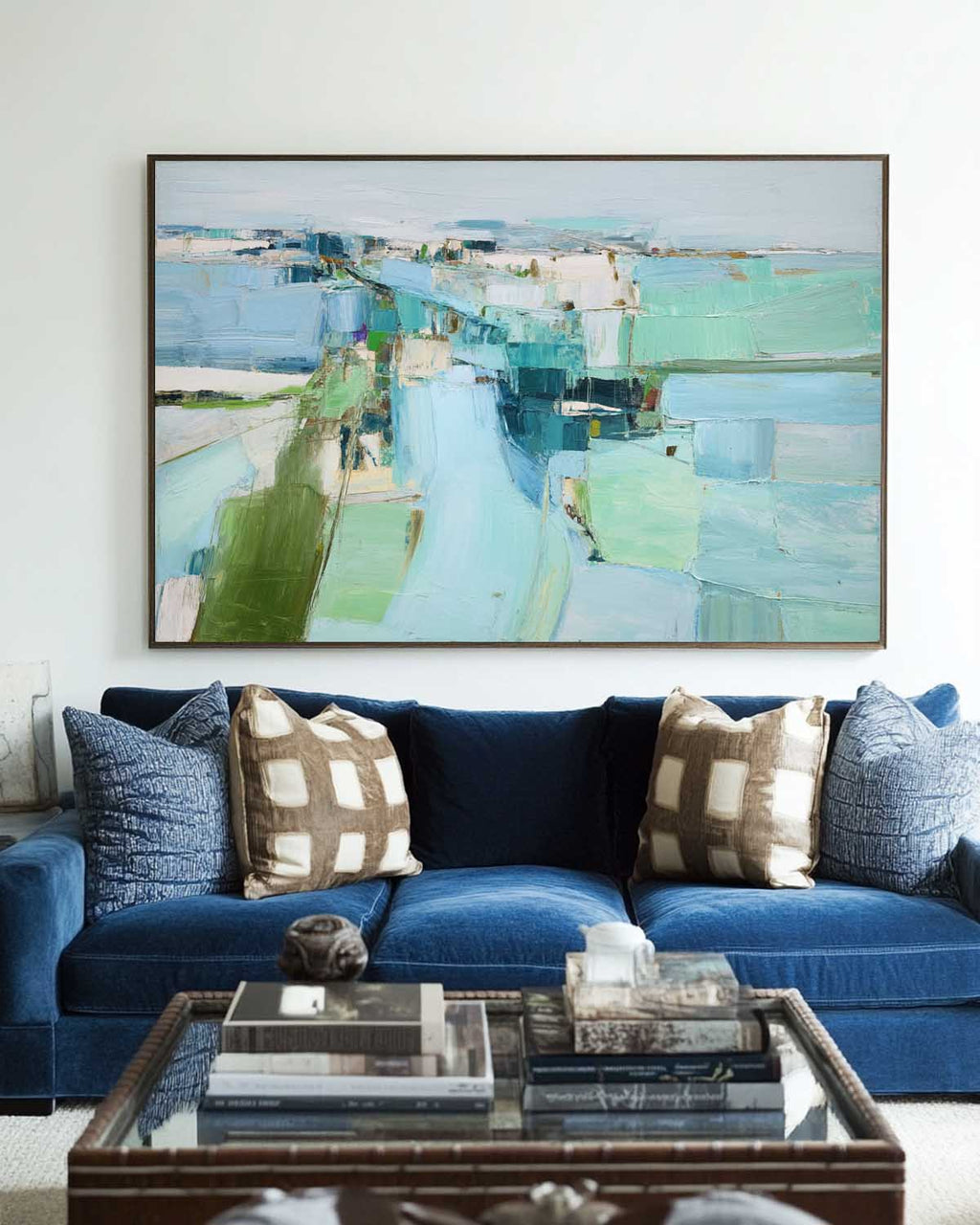 Impasto Abstract Landscape Painting