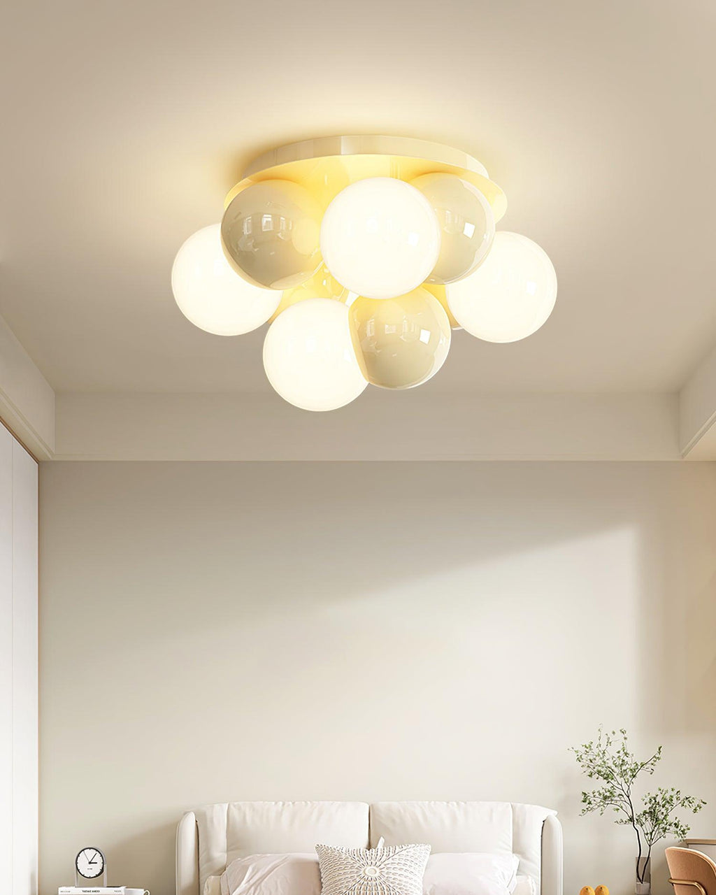 Ceiling Light Metal Body Bubbles Modern Minimalist