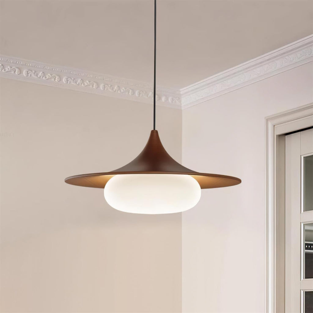 Ovelis Wooden Canopy Pendant Light
