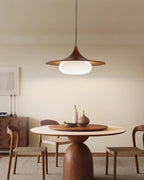 Ovelis Wooden Canopy Pendant Light