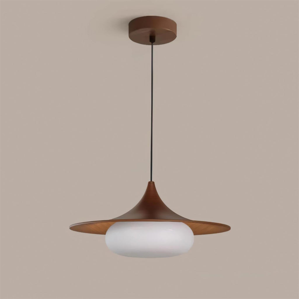 Ovelis Wooden Canopy Pendant Light