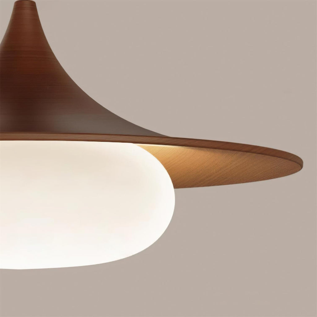 Ovelis Wooden Canopy Pendant Light