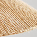 Fidoya Woven Rattan Cone Pendant Light