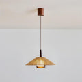 Fidoya Woven Rattan Cone Pendant Light