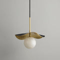 Ivvynen Leaf Canopy Alabaster Pendant Light