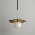 Ivvynen Leaf Canopy Alabaster Pendant Light