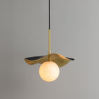 Ivvynen Leaf Canopy Alabaster Pendant Light
