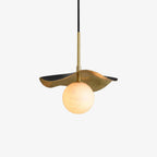 Ivvynen Leaf Canopy Alabaster Pendant Light