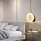 Synoryra Dual Disc Alabaster Pendant Light