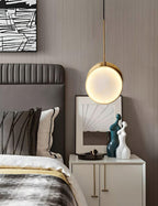 Synoryra Dual Disc Alabaster Pendant Light