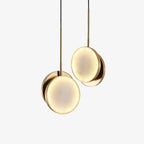 Synoryra Dual Disc Alabaster Pendant Light