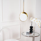 Synoryra Dual Disc Alabaster Pendant Light