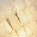 Aurora Chandelier Clear Murano Glass Dewdrop Layered