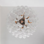 Aurora Chandelier Clear Droplets Murano Glass Waterfall Diamond