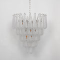 Aurora Chandelier Clear Droplets Murano Glass Waterfall Diamond