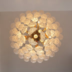 Aurora Chandelier Clear Droplets Murano Glass Waterfall Diamond
