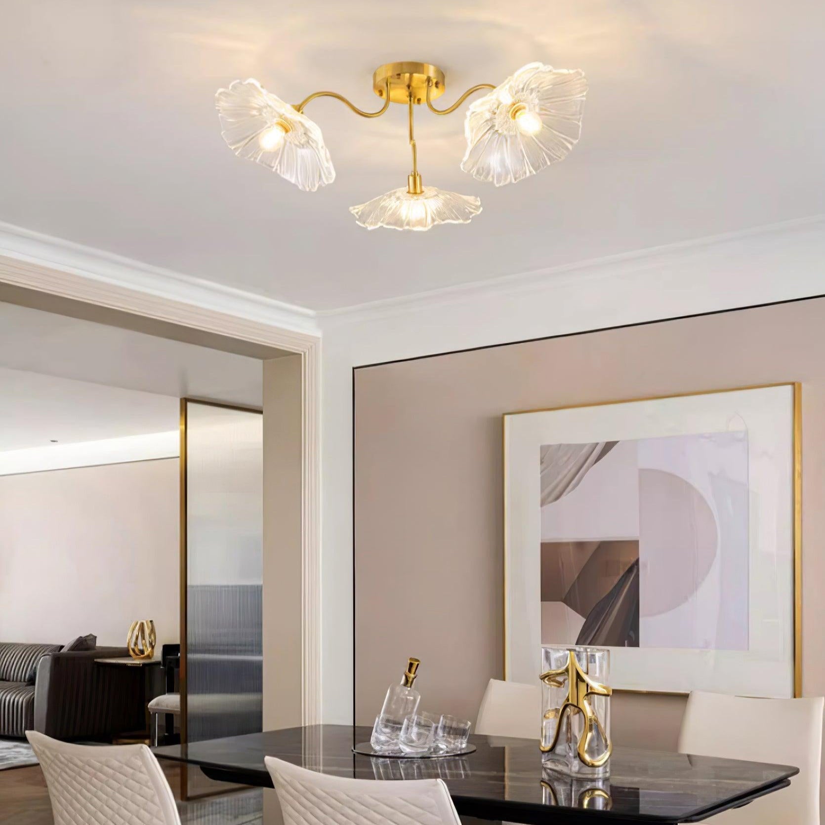 Ryne Ceiling Light Glass