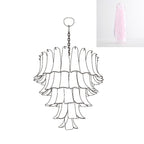 Aurora Chandelier Murano Glass Petals Vintage