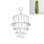 Aurora Chandelier Murano Glass Petals Vintage