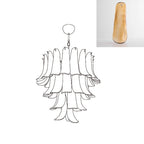 Aurora Chandelier Murano Glass Petals Vintage