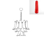Aurora Chandelier Murano Glass Petals Vintage