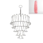 Aurora Chandelier Murano Glass Petals Vintage