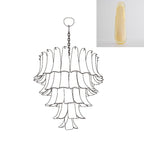 Aurora Chandelier Murano Glass Petals Vintage