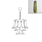 Aurora Chandelier Murano Glass Petals Vintage